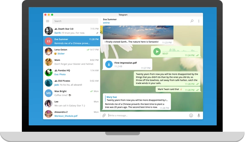Telegram 官方客户端下载(电脑版)